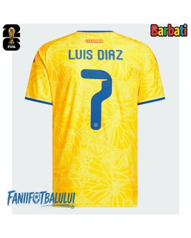 Columbia Luis Diaz #7 Tricou Fotbal Replică Mondial 2026 Barbati Acasa